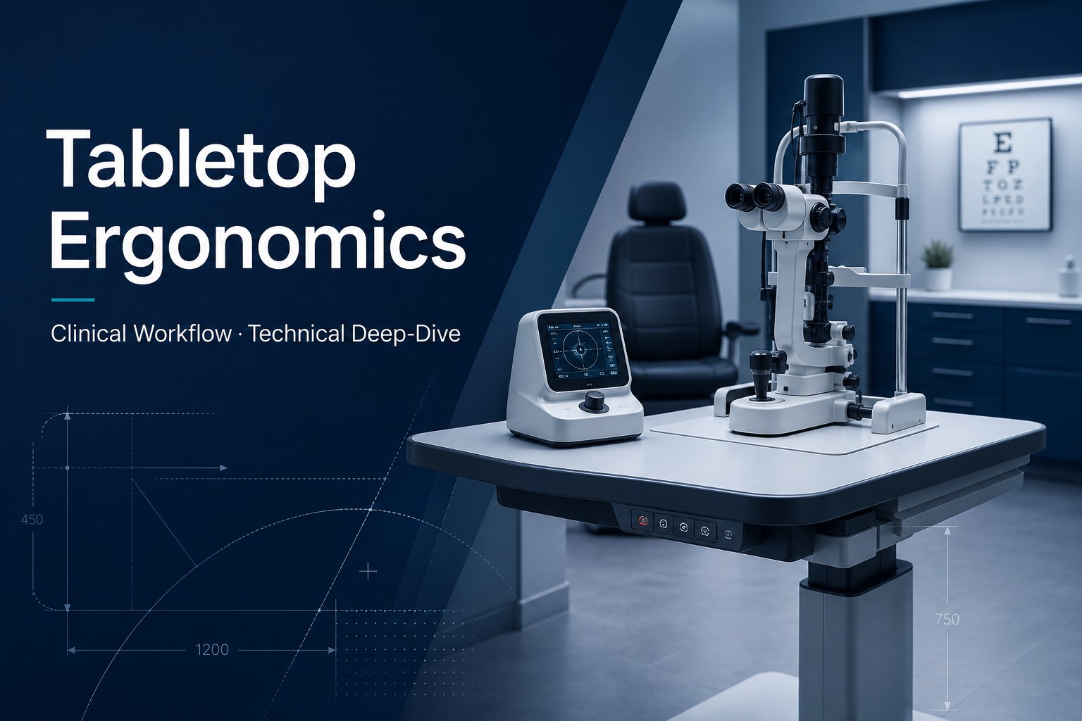 Tabletop size and clinical ergonomics technical deep-dive