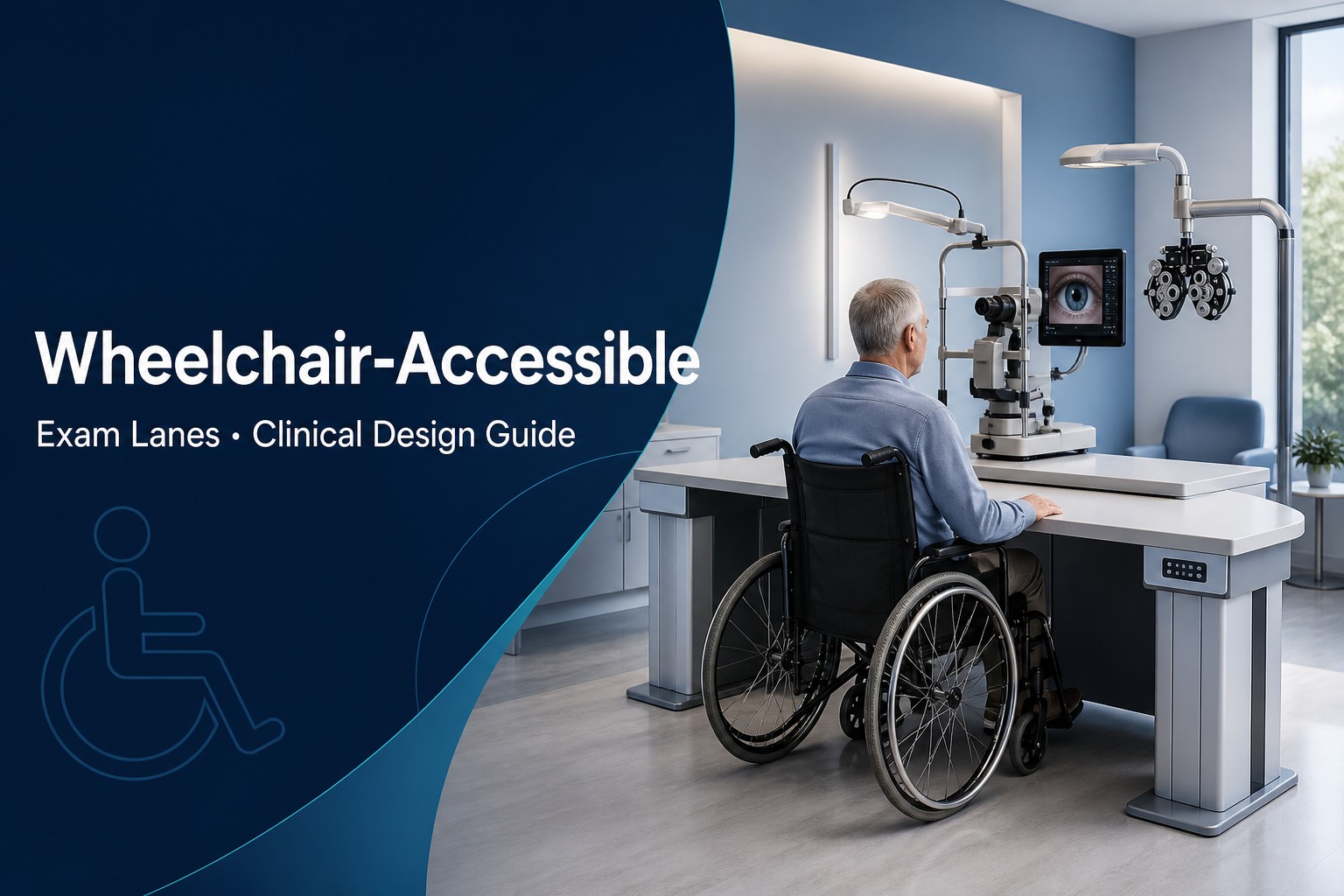 Wheelchair-Accessible Exam Lanes - clinical design guide for inclusive ophthalmic clinics